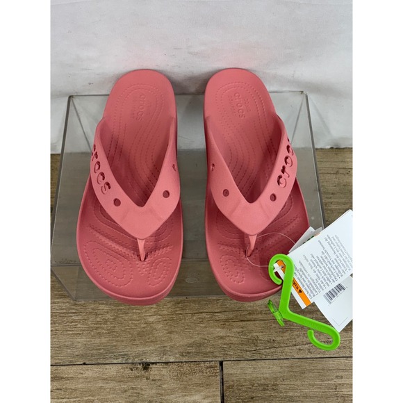 CROCS Shoes - Crocs Kadee II Platform Flip Flops Women's Size 10 Coral Pink Thong Sandals